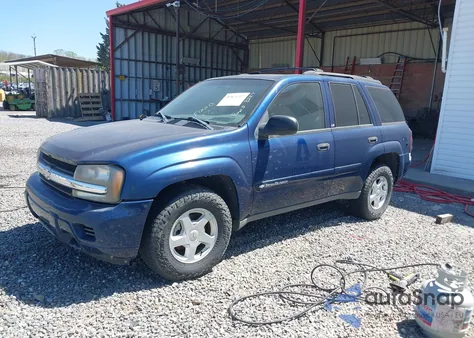 2002 Chevrolet Trailblazer Ls из США, поврежденный, VIN 1GNDT13S122189137